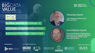 EBDVF23 | GMX and Global Manufacturing X Systems: Shaping Industrial Data Ecosystems (panel)