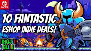 NEW Nintendo ESHOP Sale Has The BEST INDIE Games! 10 FANTASTIC ESHOP DEALS!