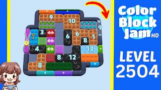 Solution du Niveau 2504 de Color Block Jam