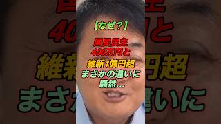 国民民主と維新の寄付金のメディアの扱いに騒然　#国民民主党 #維新