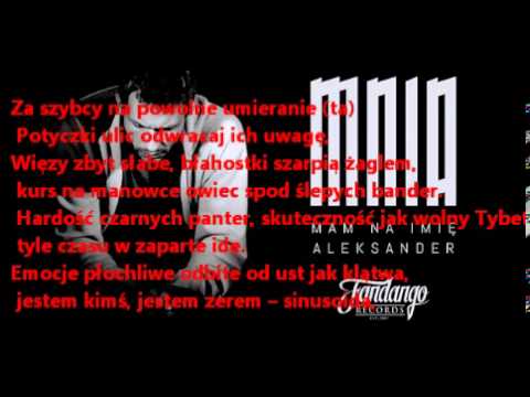 Mam Na Imię Aleksander - Zakochany w życiu na pół gwizdka +TEKST