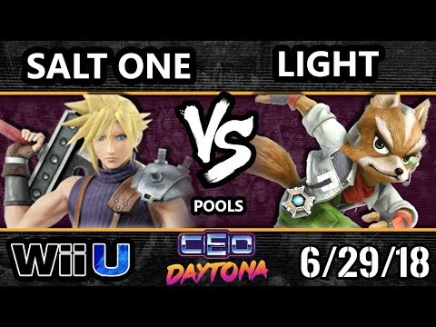 CEO 2018 Smash 4 - MVG | Light (Fox) Vs. FS | Salt One (Cloud) Wii U - Pools