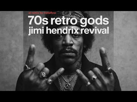 70s RETRO GODS – Jimi Hendrix Inspired Psychedelic Rock Revival | Mind-Bending AI Remix Album