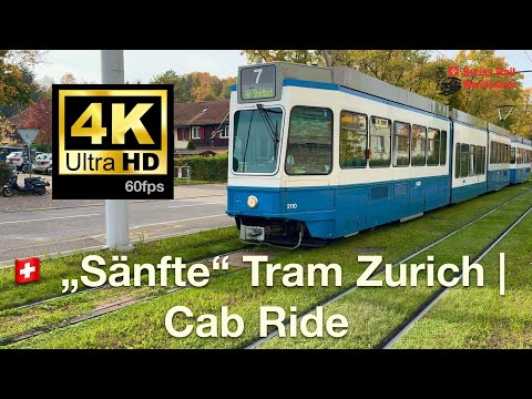 ⭐️ 4K | Zurich Tram Cab Ride | Classic Tram POV