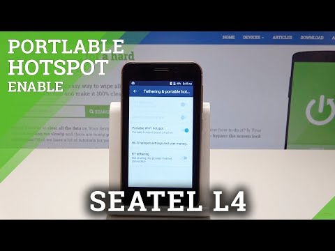 How to Set Up Mobile Hotspot in Seatel L4 - Enable Portable Hotspot / Share Wi-Fi