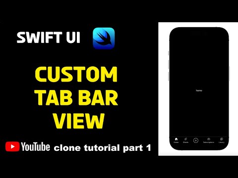 SwiftUI Custom Tab Bar View | SwiftUI Tutorial | YouTube Clone Part 1