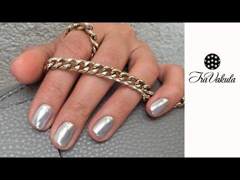 SOFT MIRROR POWDER / CHROME Step by Step #Ira Vakula Nail Art