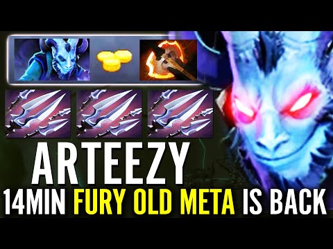 OMG RIKI MID 14min Fury! Arteezy OLD Meta IS BACK! TOP 1 MMR Pro Carry Guide Epic Dota 2 Gameplay