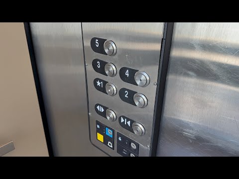 Weirdly Modded OTIS Series 1 Hydraulic Elevator @ Casco Bay Parking Garage, Portland, Maine