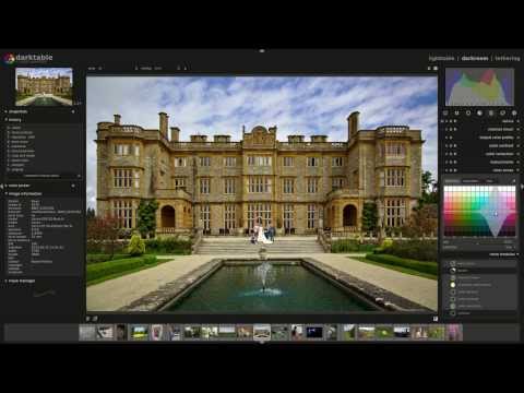 Darktable RAW edit: architectural perspective