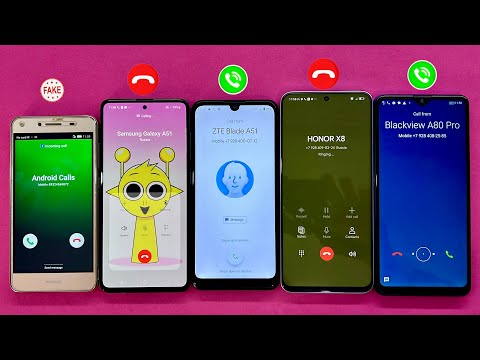 Incoming + Outgoing Call on HUAWEI Y5 Vs Samsung A51 Vs ZTE Blade A51 / HONOR X8 Vs BlackView A80Pro