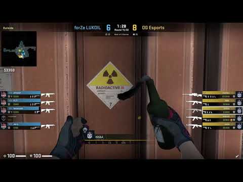 CSGO GOTV POV VODS OG.ISSAA(23/16 MVP) VS FORZE NUKE DreamHack Open Summer 2020 Europe