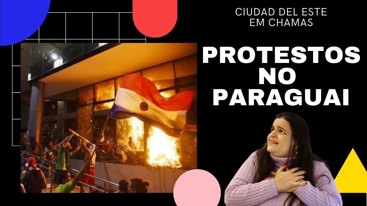 Protesto e confusão na Ponte da Amizade no Paraguai