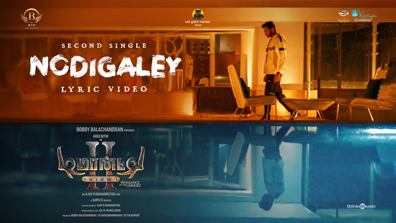 Nodigaley Song Lyrics | Demonte Colony 2 2024 | Sam CS, Iykki Berry
