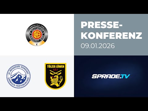 09.01.2026 - Pressekonferenz - SC Riessersee vs. Tölzer Löwen