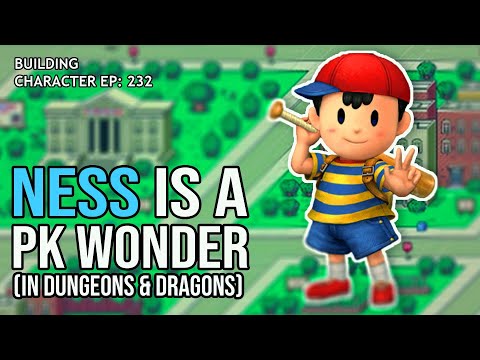 How to Play Ness in Dungeons & Dragons (Earthbound & Smash Bros Build for D&D 5e)