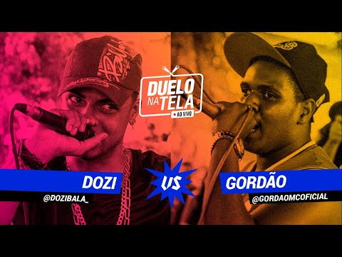 (O COMEDOR DE HAMBURGUER!) DOZI BALA VS GORDÃO (SEMIFINAL) - DUELO NA TELA AO VIVO - 29/08/21