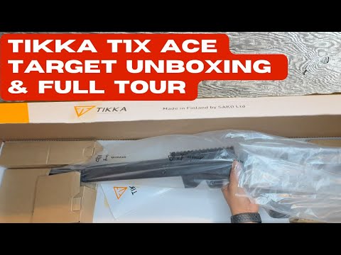 Tikka T1x ACE Target .22 LR Unboxing + Complete review of the features \u0026 accessories