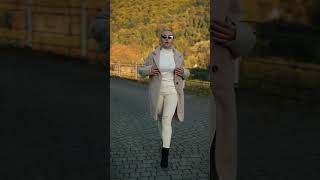 VANDA - kabát - champagne, sedne od velikosti S do XL