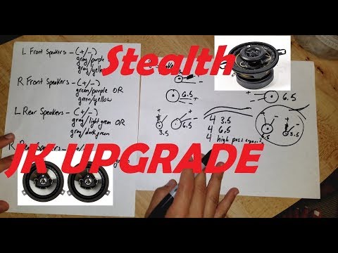 Speaker Upgrade and hidden SUBWOOFER for JK wrangler explained | 8 speakers
