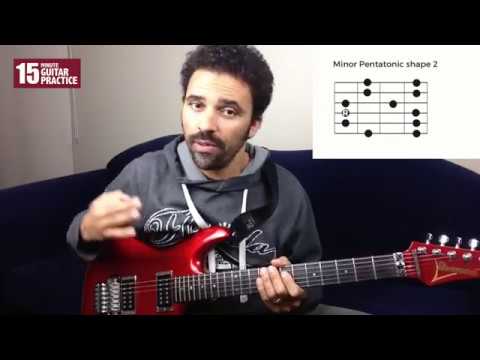 How to join Minor Pentatonic Scale positions 1 and 2