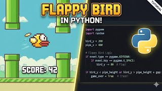 I made flappy bird game using python 🐥,#DIY With Aurin 