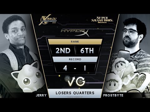 XCS Finals SSBM - EBM | Jerry (Jigglypuff) Vs.  Frostbyte (Ice Climbers) Smash Melee Losers Quarters
