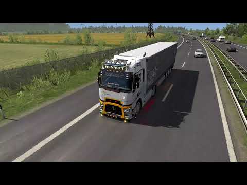 Renault T lowdeck + tuning + krone trailer + skins + promods 2.46