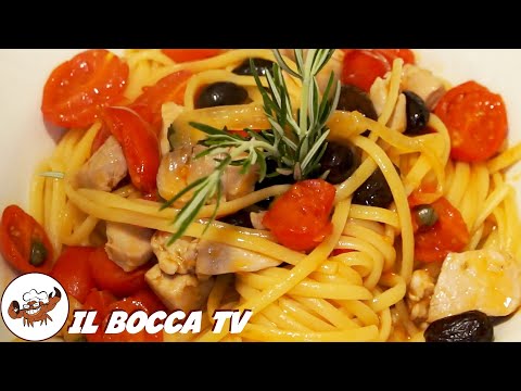 152 - Linguine pomodoro e tonno fresco...un primino pittoresco (primo piatto facile fresco estivo)