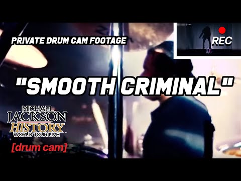 “Smooth Criminal” Sugarfoot DRUM CAM [split screen] - HIStory Tour