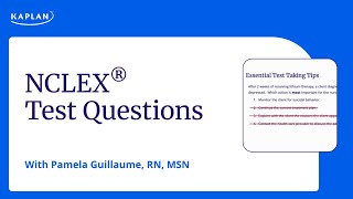 How to Approach NCLEX Test Questions