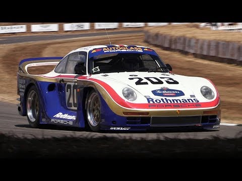 Thumbnail for 1986 Porsche 961: the only Porsche 959 track race car ever built! - Turbo Sounds & Driving Scenes by Porsche 959