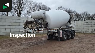 Semi-remorque malaxeur Zappmix 12m3 Lifting Axle Cement | Image 4 - Autoline