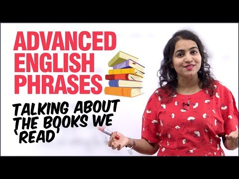 Advanced English Phrases To Speak Fluently | Talking About Books | English Speaking Practice Lesson