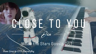Download lagu When the Stars Gossip OST -  Close To You |Easy Piano Cover | BTS Jin | mp3