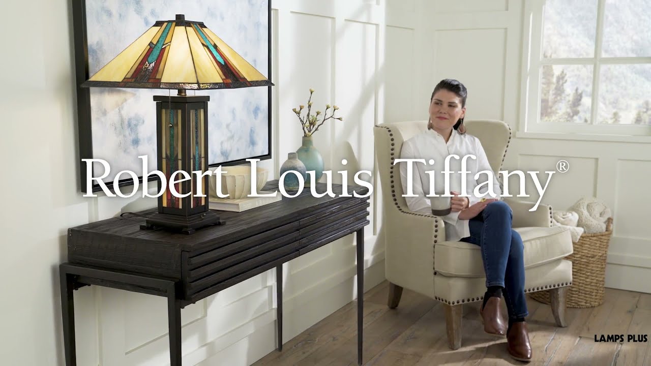 Watch A Video About the Robert Louis Tiffany Ranier Mission Night Light Table Lamp