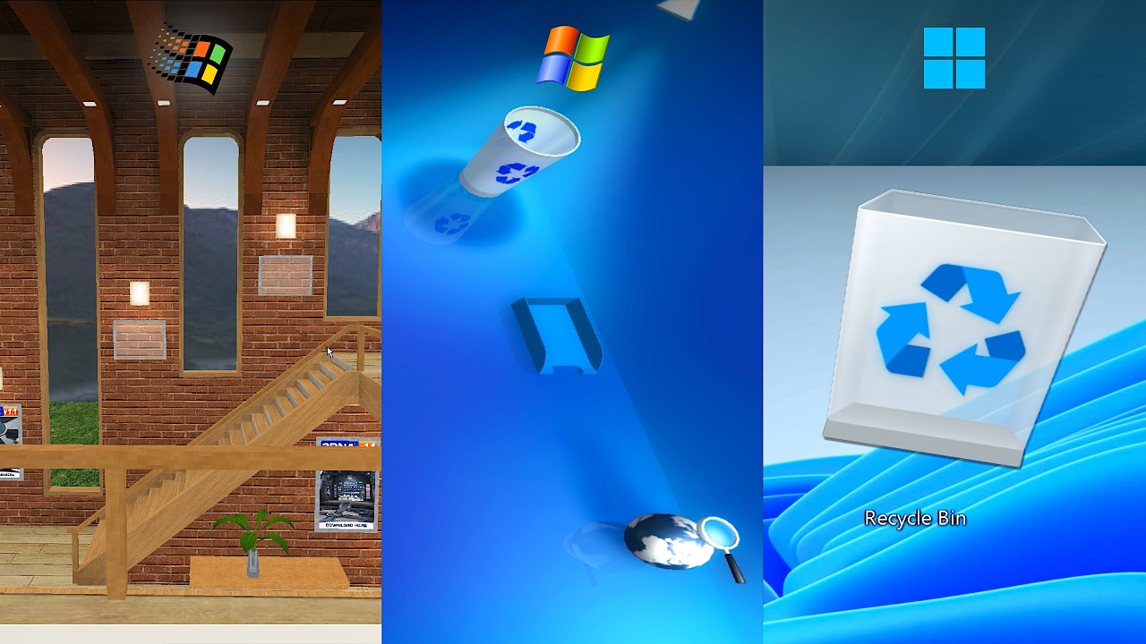 What if you Turn your Desktop 3D on Every Windows Version?