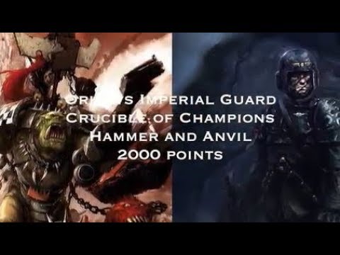Orks vs Imperial Guard Warhammer 40k 8th Edition