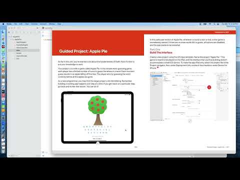 Swift Programming 2 - App Build - Apple Pie App Part 1 (building the interface) - Spring 2024