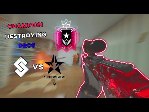 Champion Destroying Pro's Ranked Highlights - Rainbow Six Siege