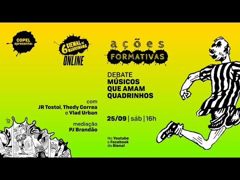 Debate: Músicos que amam quadrinhos | 6ª Bienal de Quadrinhos - Online