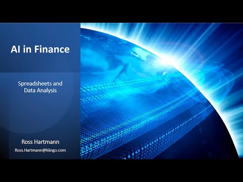AI for Finance: Spreadsheets and Data Analysis video thumbnail