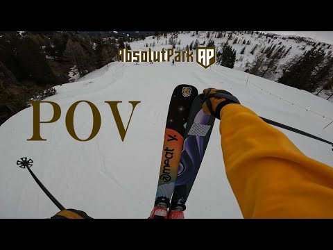 (POV) SKIING IN ABSOLUT PARK