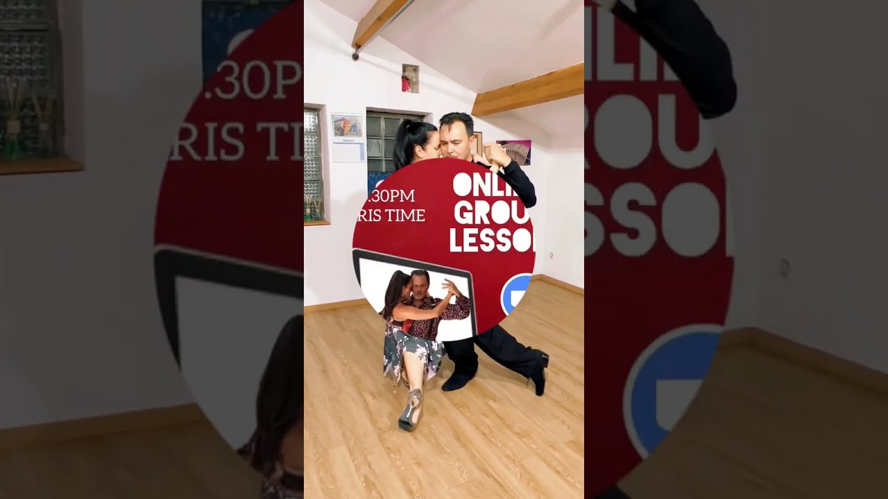 Caminata ritmica cruces y traspiés #tango 1 Online lesson 20/2/23 Georgina Vargas Oscar Mandagaran