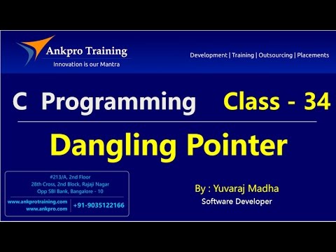 C language Class 34 Dangling pointer in c programming language Causes of Dangling Pointer