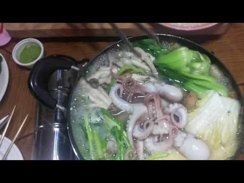 주꾸미 샤브 칼국수