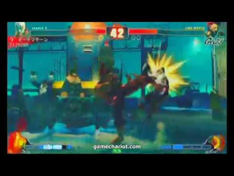 SF4 120708 - Vo Tetsusa(El Fuerte) vs SSS(Akuma)