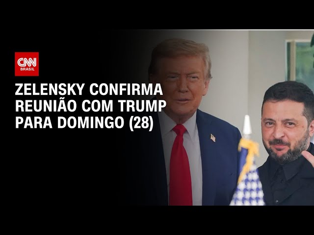 Guerra da Ucrânia: Volodymyr Zelensky confirma reunião com Donald Trump | LIVE CNN