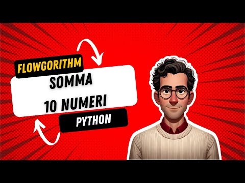 Da Flowgorithm a python - es8 somma 10 numeri