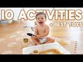 HOW TO ENTERTAIN  A 1 YEAR OLD | 10 DIY Sensory Activities + Toys